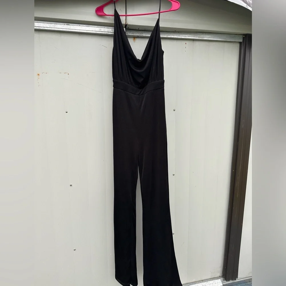 NEW MISHA MOURA JUMPSUIT SIZE 2 Elegant Black